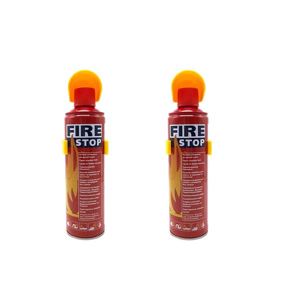 Set Of 2 500ml Portable Foam Fire Spray Extinguisher NG-8