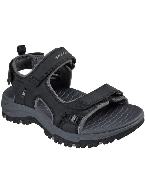 Skechers Men Black Sandal