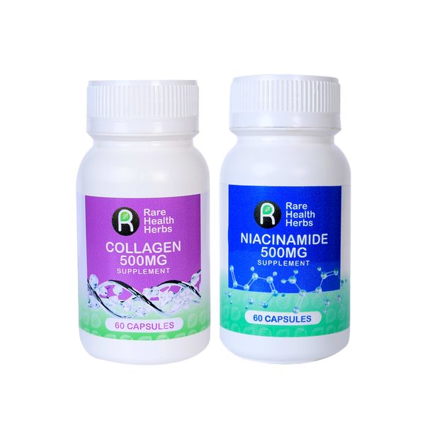 Rare Health Herbs Collagen and Niacinamide Suppliments - 500mg