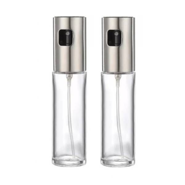 Set of 2 Oil / Vinegar Spray Bottles 100ml Cooking Dispenser