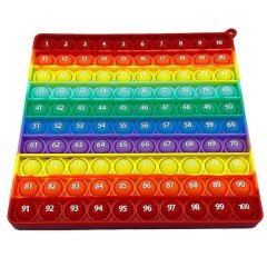 Rainbow learning math toys for kids (1-100 numbers)