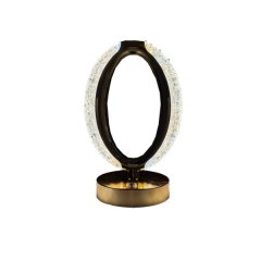 3-Color Rechargeable Small Night Light, Luxury Bedroom Bedside Table Lamp