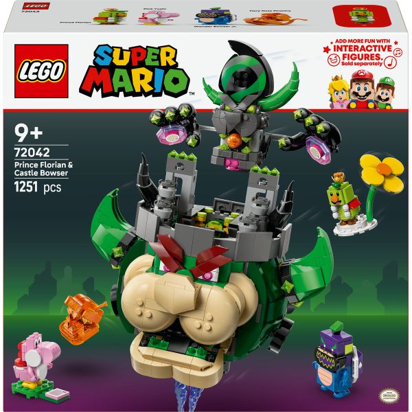 LEGO® Super Mario™ Prince Florian &amp; Castle Bowser Toy for Pretend Play 72042