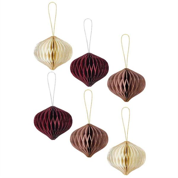 Xmas Paper Honeycomb Hanging Decoration Wedding Home Decor A