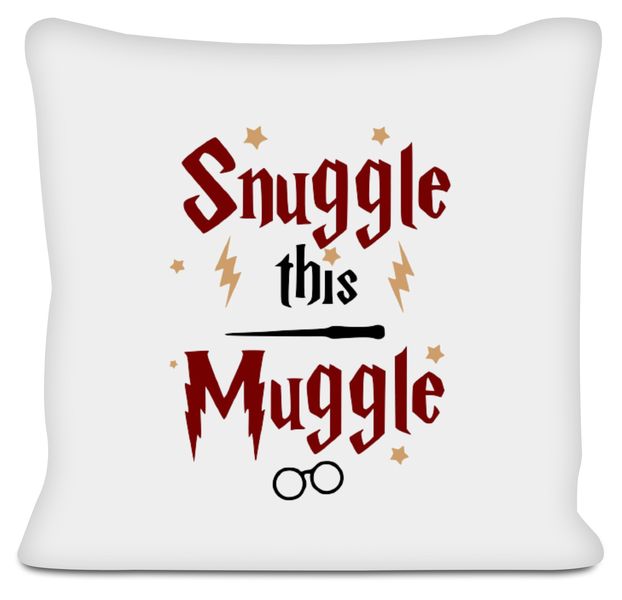 Snuggle This Muggle Harry Potter Birthday Christmas Gift Scatter Cushion
