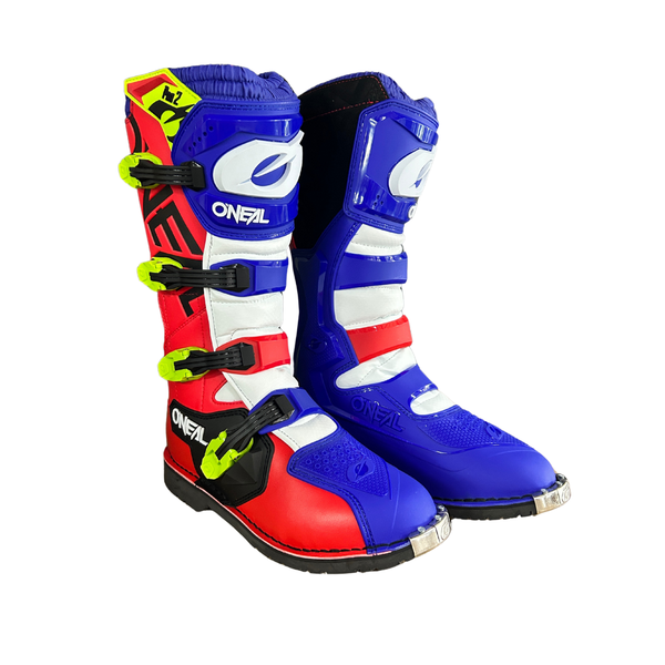 O'Neal Rider Pro 2 Red/Blue/White Boots Size US 14