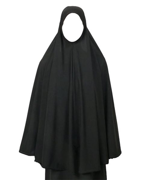 Premium Al-Amir / Khimar Style Long Burka - Black