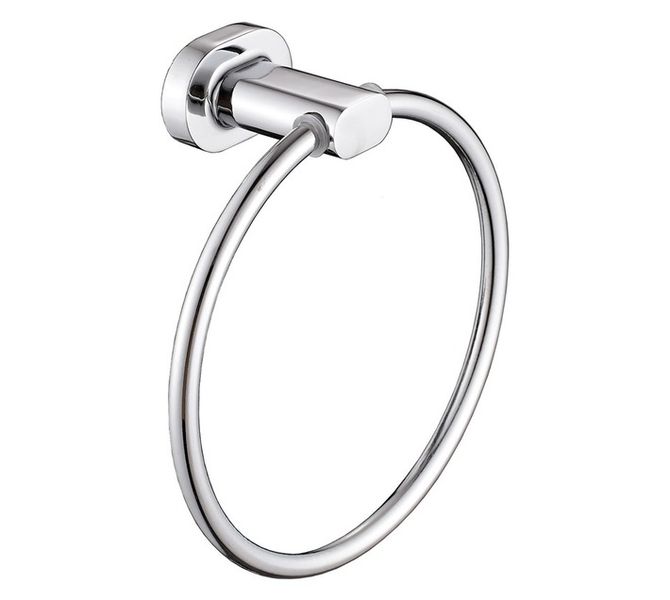 Chrome Towel Ring Silver 1