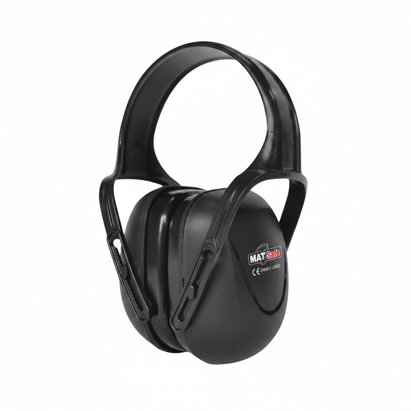 Matsafe Earmuffs for Noise Reduction, 29 dB Black, Comfortable &amp;