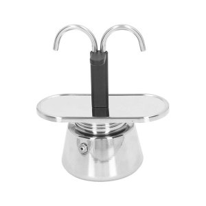 100ml Dual Pipe Stainless Steel Food Grade Thickened Strainer Mocha Pot