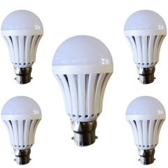 Intelligent Rechargeable Light Bulbs 5 Pack- LED 5W Bayonet