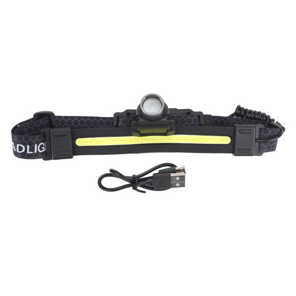 Led Headlamp Sensing Ultra Bright Waterproof Rechargeable Outdoor Head