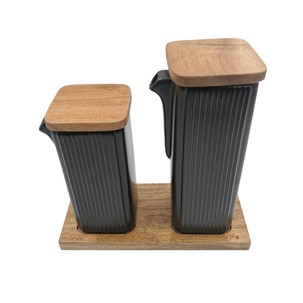 Ceramic Creamer Set with Tray