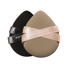 Maycreate 2 Premium Dual-Sided Beauty Makeup Puff - Wet &amp; Dry Application