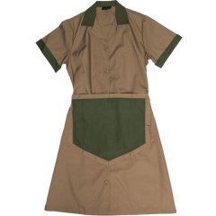 Javlin - 3 Piece Housekeeping Uniform - Khaki &amp; Cedar Green