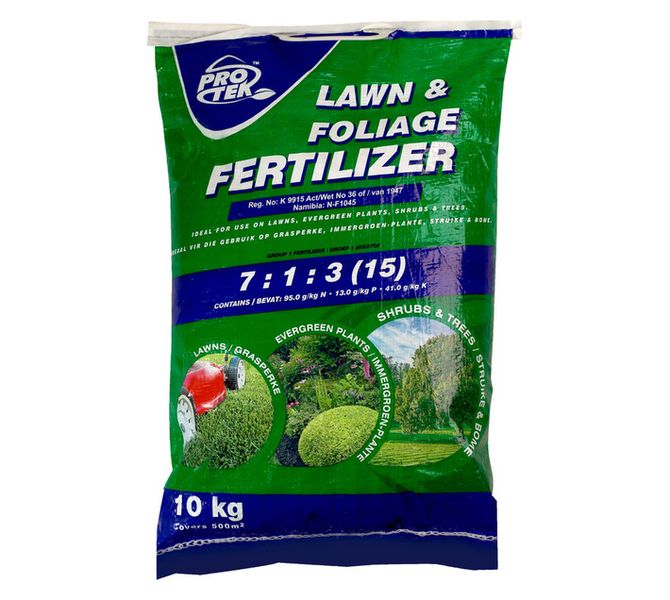 Lawn and Foliage Fertiliser 7:1:3 10 kg - Premium Fertiliser for Lush Lawns