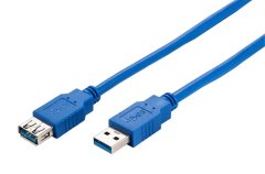 SlingTech USB3.0 Extension Blue A-Male to A-Female Super Speed Cable-1.5m