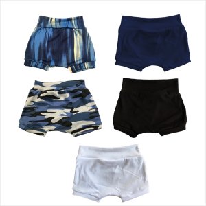 Baby Nappy Covers Harems - Navy Stripes, Blue Camo, Navy, Black &amp; White