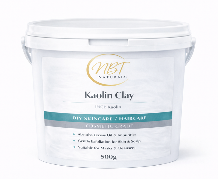 NBT Naturals - Kaolin Clay - Oil-Absorbing White Clay 500g
