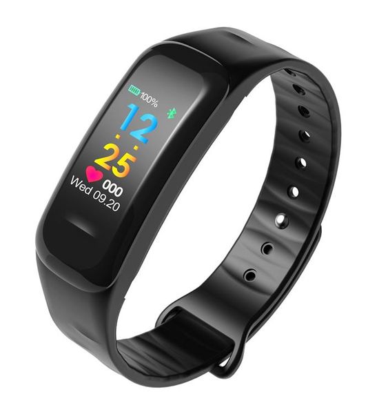 Nevenoe Bluetooth Smart Fitness Tracker Watch Bracelet - Black