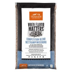 Traeger Competition Blend Hardwood Pellets 9KG Bag - FSC Approved