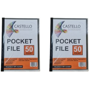 Castello 50 Pocket File - Pack of 2