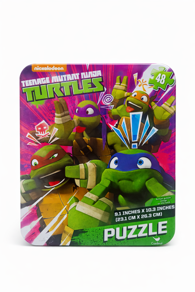 Teenage Mutant Ninja Turtles 48-Piece Kids Puzzle Tin