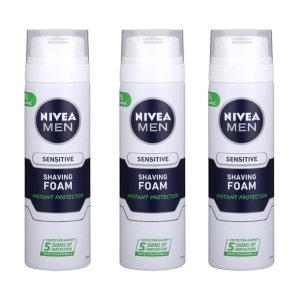 Nivea Men Sensitive Shaving Foam - (3x 200ml)