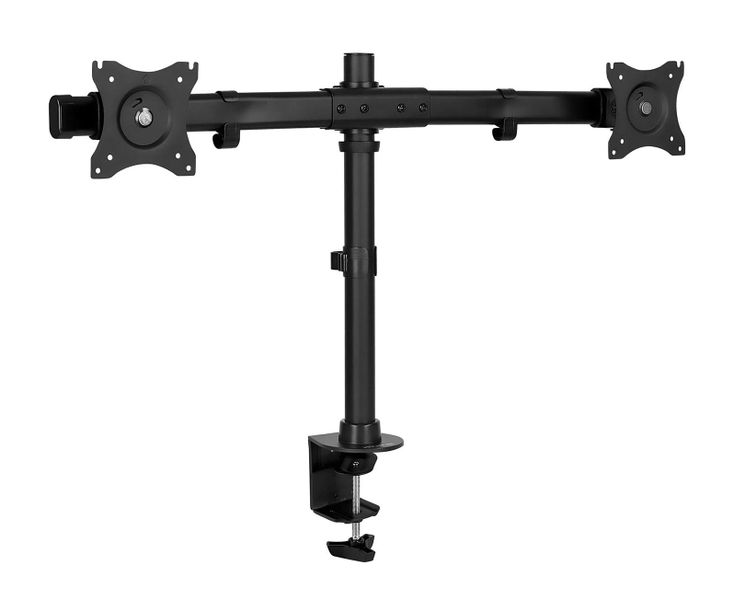 Double Arm Height Adjustable Monitor Mount 13 - 32