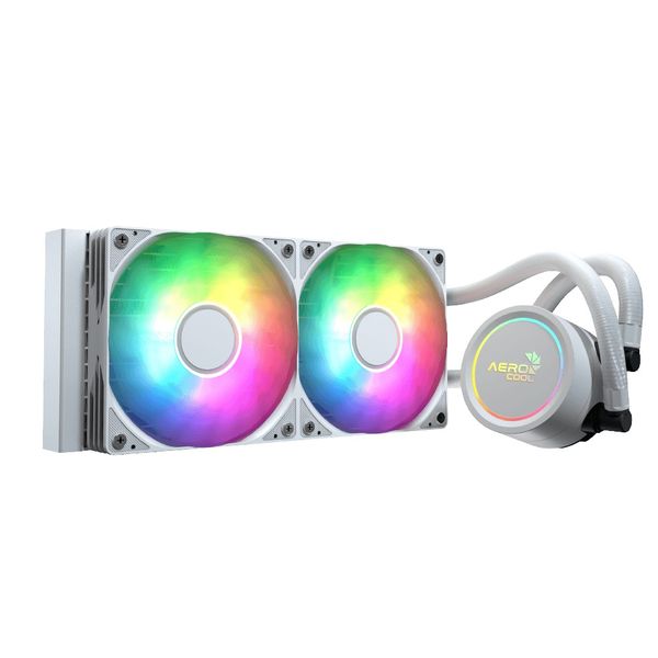Aerocool Abyss L240R White 240mm ARGB Liquid CPU Cooler