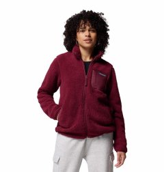 Columbia Women's West Bend II Full Zip Fleece Jacket Rich Wine