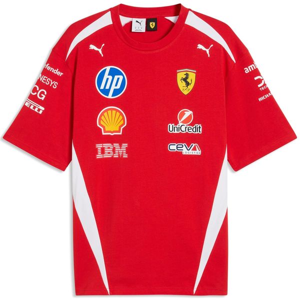 Scuderia Ferrari F1 Puma Men's 2026 Drivers T-Shirt - Red