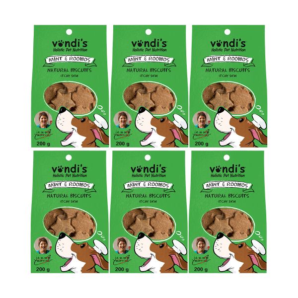 Jenny Morris Rooibos &amp; Mint Biscuits - 6 x 200g