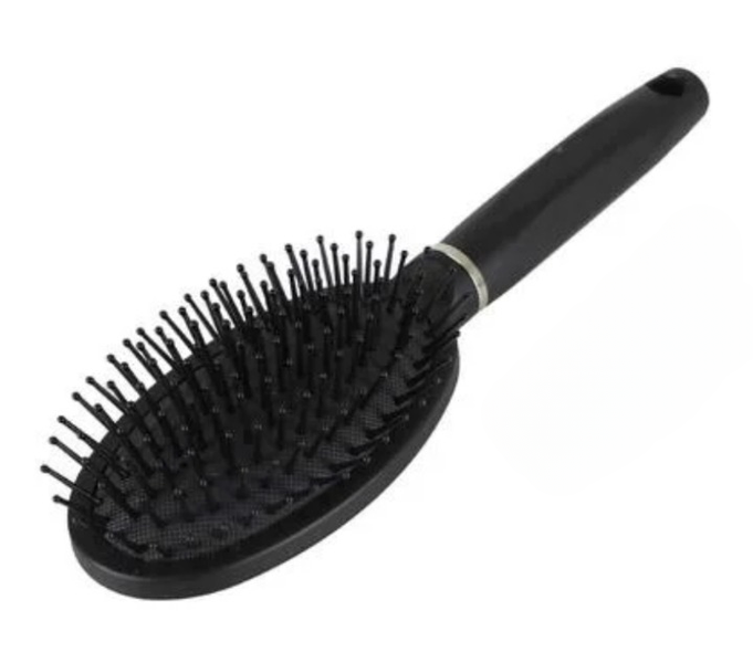 Salon-Grade Black Oval Paddle Hair Brush, 24 cm