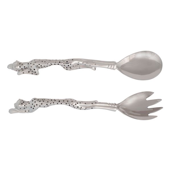 Diana Carmichael Designer Tableware - Cheetah Africa Salad Server Small