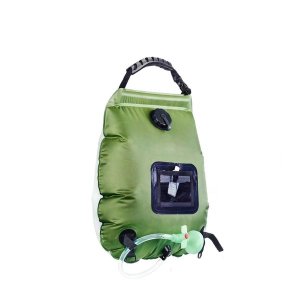 20L Solar Camping Shower With Temp Gauge