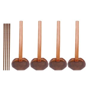 4 Pieces Japanese Long Handle Large Spoon Ramen Spoon
