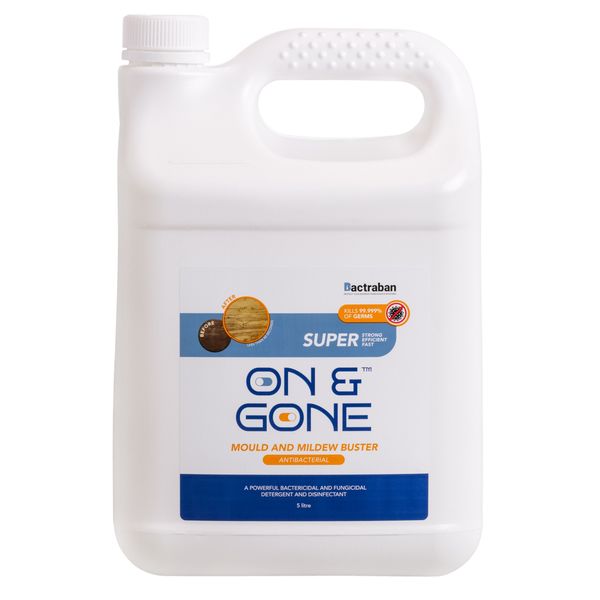On &amp; Gone - Fast Acting Mould &amp; Mildew Stain Remover (5 litre)