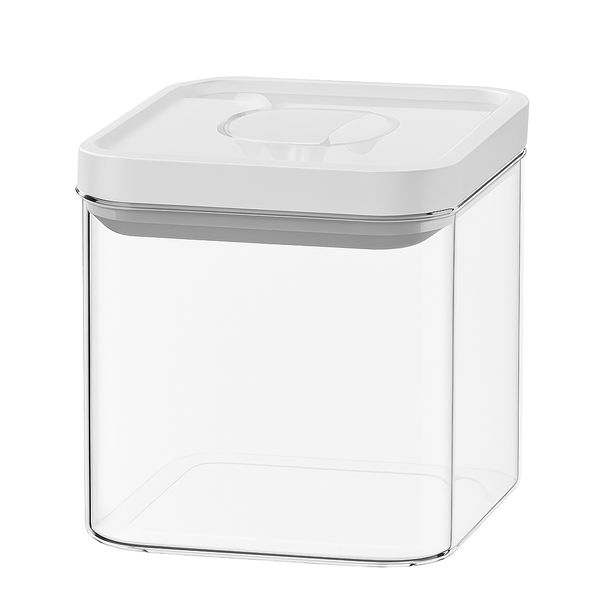 1 Pack - Airtight Food Storage Container With Button Seal
