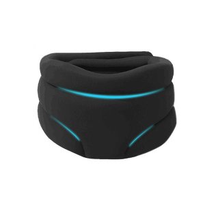 3-Stage Black Neck Brace: Relieve Pain &amp; Correct Posture