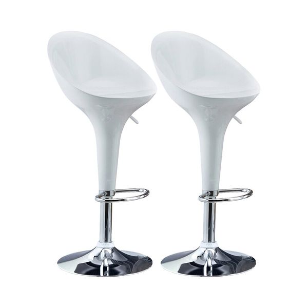 Bar Stools / ABS Kitchen Counter Breakfast Chairs - Pack of 2 –