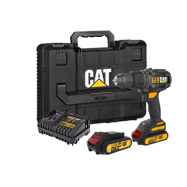 CAT Impact Drill BL 65Nm 18V Kit (2X2.0Ah + Charger)