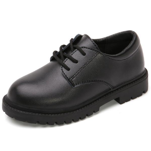 School Shoes for Boys Lace Up Leather School Shoes
