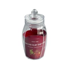 Round Clip Top Storage Jar