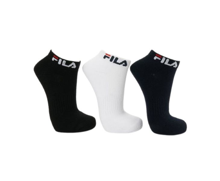 Fila Men's Stallone Ankle Sock 3 Pack - Size 6-11
