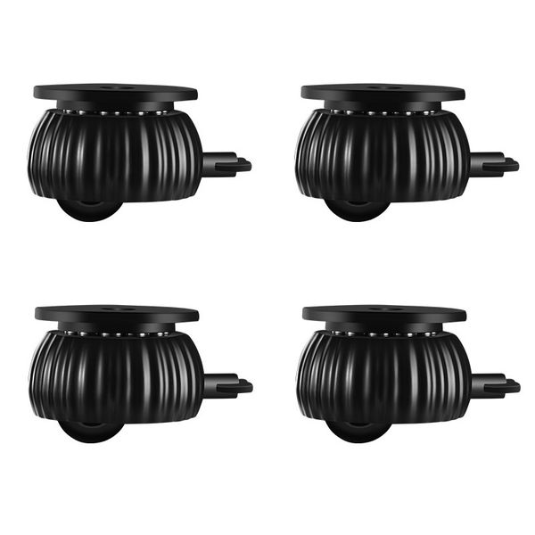 4 Piece Small Universal Wheels,360 Degree Rotating Self-Adhesive Caster Wheels