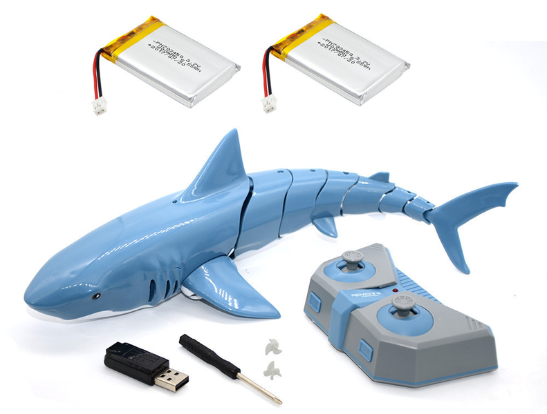 2.4Ghz Remote Control Shark Toys for Kids 3-7 Yrs Old 1:18 Scale Simulation
