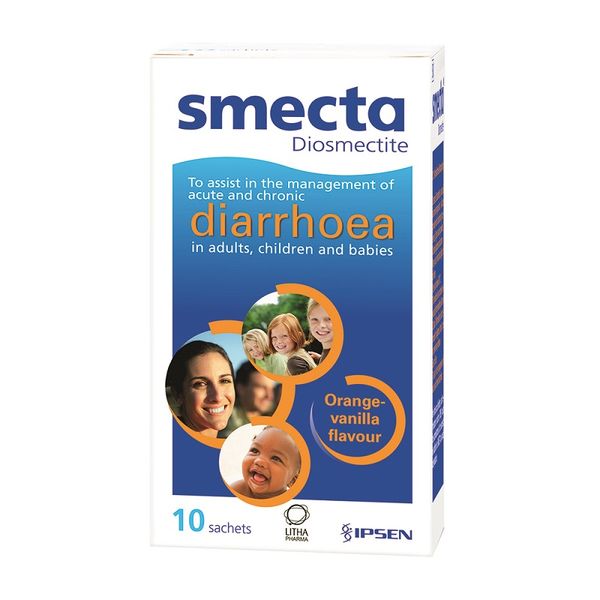 Smecta Orange/Vanilla Sachets - 10's
