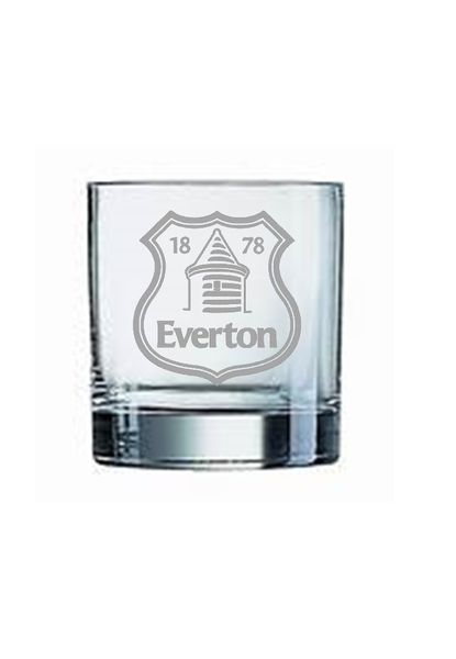 Everton Football Club2 - Etched Whiskey Glass - Set of 2