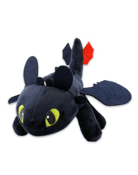 Toothless - Night Fury - Soft Plush Toy - How to Train Your Dragon - 27cm